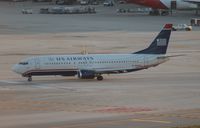 N440US @ MIA - US Airways 737-400 - by Florida Metal