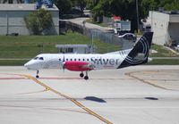 N304AG @ FLL - Silver Saab 340 - by Florida Metal