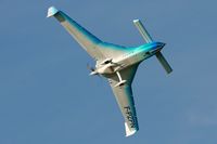 F-PZPN @ LFRU - Rutan Long-EZ, Solo display, Morlaix-Ploujean airport (LFRU-MXN) air show in september 2014 - by Yves-Q