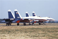 595 WHITE @ EBUL - At the Ursel airshow in july 1995. - by Raymond De Clercq