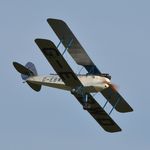 G-EBWD @ EGTH - 44. G-EBWD in display mode at the rousing season finale Race Day Air Show at Shuttleworth, Oct. 2014. - by Eric.Fishwick