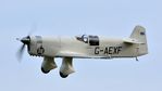 G-AEXF @ EGTH - 41. G-AEXF in display mode at the rousing season finale Race Day Air Show at Shuttleworth, Oct. 2014. - by Eric.Fishwick