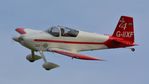 G-IIXF @ EGTH - 43. G-IIXF in display mode at the rousing season finale Race Day Air Show at Shuttleworth, Oct. 2014. - by Eric.Fishwick