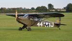 G-BILI @ EGTH - 3. G-BILI preparing to depart the rousing season finale Race Day Air Show at Shuttleworth, Oct. 2014. - by Eric.Fishwick