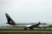 A7-ACA @ EGCC - Manchester - taxy out for take-off - by Clive Pattle
