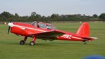 G-BBMZ @ EGTH - 1. G-BBMZ preparing to depart the rousing season finale Race Day Air Show at Shuttleworth, Oct. 2014 - by Eric.Fishwick
