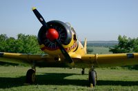 F-AZBQ @ LFFQ - North American T-6G Texan, La Ferté-Alais Airfield (LFFQ) Air Show 2012 - by Yves-Q