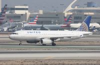 N470UA @ KLAX - Airbus A320 - by Mark Pasqualino