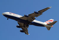 G-BNLZ @ EGLL - Boeing 747-436 [27091] (British Airways) Home~G 01/08/2013. On approach 27R. - by Ray Barber