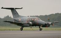 054 @ LFOA - Embraer EMB-121AN Xingu, Taxiing after display flight, Avord Air Base 702 (LFOA) open day 2012 - by Yves-Q