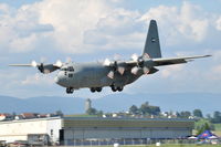 1213 @ LSMP - Lockheed C-130H Hercules of the United Arab Emirates Air Force on short finals at Payerne Air Base, Switzerland. - by Henk van Capelle