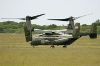 168289 @ LFRB - Presidential USMC Bell-Boing MV-22B Osprey (Code 03-cn D0206) on final to Rwy 25L Brest-Bretagne airport (LFRB-BES) - by Yves-Q