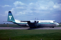 N12ST - Lockheed L-100-30 Hercules [4388] (Transamerica Airways) (Place and date unknown). From a slide. - by Ray Barber