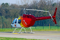 HB-XUW @ LSZH - Agusta-Bell AB.206B-3 Jet Ranger III [8722] (BB Heli) Zurich~HB 07/04/2009 - by Ray Barber