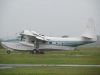 VH-CQA @ YBAF - Lovely old mallard in rain befitting a duck at Archerfield. - by magnaman