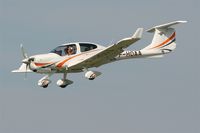F-HOAA @ LFRB - Diamond DA-40 Diamond Star, Short approach rwy 25L, Brest-Bretagne Airport (LFRB-BES) - by Yves-Q