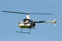 F-GGFG @ LFRB - Robinson R 22 BETA, Flight over Brest-Bretagne airport (LFRB-BES) - by Yves-Q