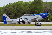 N51GY @ KLAL - North American TP-51D Mustang [122-39601] Lakeland-Linder~N 15/04/2010 - by Ray Barber