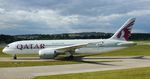 A7-BCH @ EGPH - QTR28 taxiing to runway 06 for departure to DOH - by Mike stanners