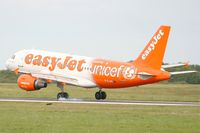 G-EJAR @ LFRB - Airbus A319-111, Landing rwy 25L, Brest-Bretagne airport (LFRB-BES) - by Yves-Q