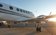 UNKNOWN @ KRHV - A rare transient King Air 250 sitting in front of Nice Air. It was here for a 49er football game. No tail # as per request of the owner. - by Chris L.