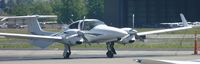 UNKNOWN @ KLVK - A local Twin Diamond Star sitting on the ramp at Livermore Municipal Airport. - by Chris L.