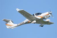 F-HOAA @ LFRB - Diamond DA-40 Diamond Star, Take-off rwy 07R, Brest-Bretagne Airport (LFRB-BES) - by Yves-Q