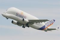 F-GSTD @ LFBO - F-GSTD - Airbus A300-605ST Beluga, Take off rwy 32R, Toulouse Blagnac Airport (LFBO-TLS) - by Yves-Q
