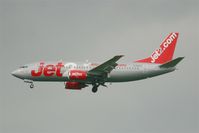 G-CELD @ LFPG - Boeing 737-33A, Short approach rwy 27R, Paris Charles De Gaulle Airport (LFPG-CDG) - by Yves-Q
