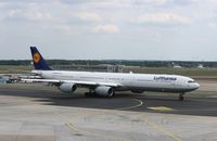 D-AIHM @ EDDF - Airbus A340-600 - by Mark Pasqualino