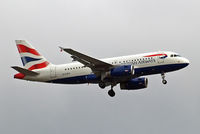 G-EUPU @ EGLL - Airbus A319-131 [1384] (British Airways) Home~G 22/05/2015. On approach 27L. - by Ray Barber