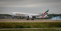 A6-ENZ @ ESSA - Landing on rwy 01R - by ARN-spotter