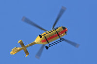 G-WPDE @ EGBP - EC-135P-2+, Bristol Lulsgate based, previously D-HECP, seen in the overhead. - by Derek Flewin
