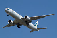 B-KQN @ EGLL - Boeing 777-367ER [41761] (Cathay Pacific Airways) Home~G 07/04/2015. On approach 27R. - by Ray Barber