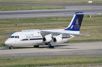 QQ101 @ LFBO - British Aerospace Avro 146-RJ100, Taxiing to holding point rwy 14R, Toulouse-Blagnac Airport (LFBO-TLS) - by Yves-Q