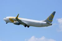 OY-PSE @ LFRB - Boeing 737-809, Take-off Rwy 25L, Brest-Bretagne Airport (LFRB-BES) - by Yves-Q