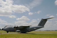 EC-406 @ LFPB - Airbus A400M Atlas, Taxiing to Parking area, Paris-Le Bourget (LFPB-LBG) Air show 2015 - by Yves-Q