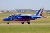E88 @ LFPB - Dassault-Dornier Alpha Jet E (F-TELL), Athos 03 of Patrouille de France 2015, Paris-Le Bourget (LFPB-LBG) Air show 2015 - by Yves-Q