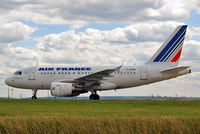 F-GUGN @ LFPG - Airbus A318-111 [2918] (Air France) Paris-Charles De Gaulle~F 24/06/2011 - by Ray Barber