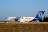 OO-DWI @ LFPG - BAe 146-RJ100 [E3342] (Brussels Airlines) Paris-Charles De Gaulle~F 24/07/2004 - by Ray Barber