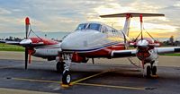 UNKNOWN @ KRHV - So-Cal based 1978 Beechcraft King Air 200 in for a San Francisco 49er game at Reid Hillview Airport, San Jose, CA. It will be back in a month for the 50th Super Bowl. - by Chris Leipelt