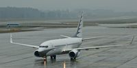 M-URUS @ LSZH - Global Jet Luxembourg (untitled), seen here at Zürich-Kloten(LSZH) for a fuel stop - by A. Gendorf