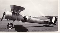 UNKNOWN @ OOOO - Nieuport 28A in French Air Force markings.. - by Graham Reeve
