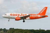 G-EJAR @ LFRB - Airbus A319-111, On final rwy 25L, Brest-Bretagne airport (LFRB-BES) - by Yves-Q