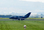 G-FRAU @ LMO - Cobham Aviation Services Falcon 20 EW Arrives after a joint warrior sortie - by Mike stanners