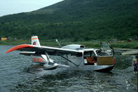 SE-BXC @ N.A. - Republic RC-3 Seabee of FiskFlyg AB floating on the Virihaure lake at Staloluokta in Lapland, northern Sweden. - by Van Propeller
