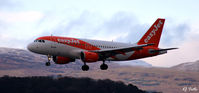 G-EZDR @ EGPF - Landing action at Glasgow EGPF - by Clive Pattle