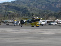 N80AS @ SZP - 1992 Pitts Aerobatics S-2B SPECIAL, Lycoming AEIO-540-D4A5 260 Hp, full inverted systems, four ailerons, symmetrical airfoils, landing Rwy 22 - by Doug Robertson