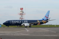 OO-JAF @ EGSH - Just out of the paint shop and in a new colour scheme. - by Graham Reeve