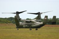 168289 @ LFRB - Presidential USMC Bell-Boing MV-22B Osprey (Code 03-cn D0206), landing rwy 25L, Brest-Bretagne airport (LFRB-BES) - by Yves-Q